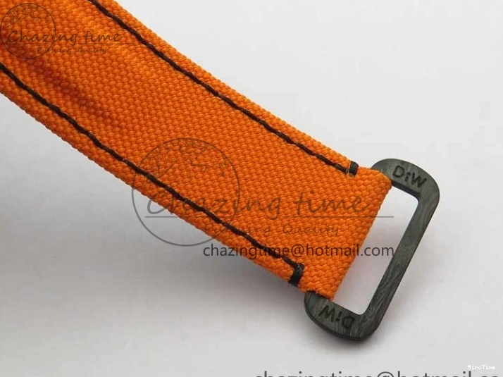 MiroTime 0321 Daytona DIW Carbon Noob 1:1 Best Edition Black Orange Dial on Orange Nylon Strap SA TopPick 2586